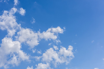 blue sky with cloud