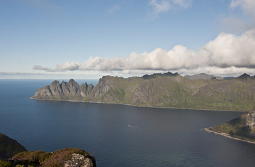 Norway, Senja / Beautiful, idyllic Senja is Norway's second largest island. Visitors to Senja may enjoy the sea, mountains, beaches, fishing villages and inland areas.