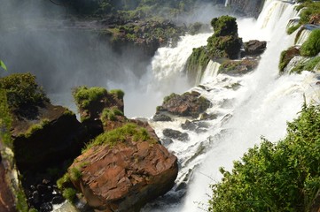 アルゼンチン側のイグアスの滝