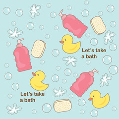Bath accessories object