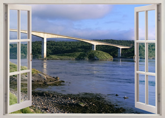 Bridge over river - 97365501