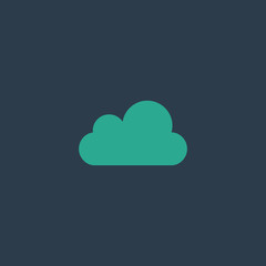 Vector cloud icon. Easy to edit.