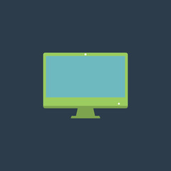 Computer display icon. Monitor simbol