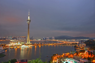 Obraz premium Blick auf Macau