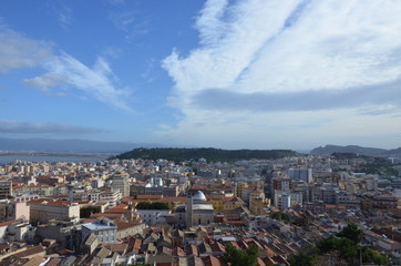 Obraz premium View of the city of Cagliari, Sardinia, Italy