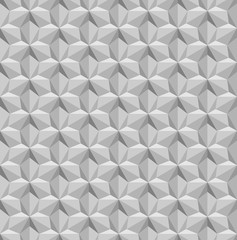 Seamless Geometric Pattern. Grayscale Background. Vector