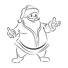 Weihnachtsmann | handgezeichnet