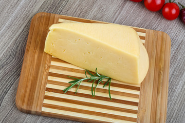 Yellow cheese triangle