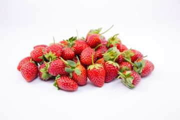 group of red strawberry