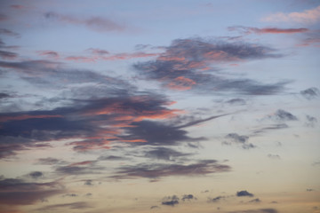 evening sky