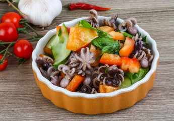 Octopus salad