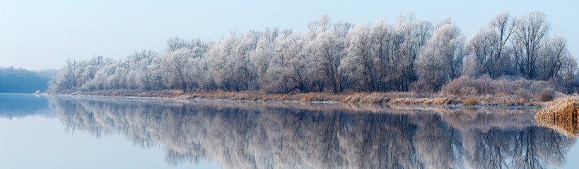 River Don in Russia. Photographed in the fall before the formati