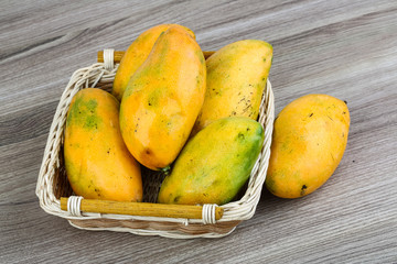 Ripe yellow mango