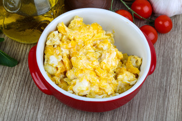 Scrambled eggs