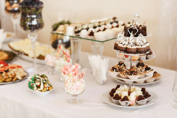 Sweet food on the table