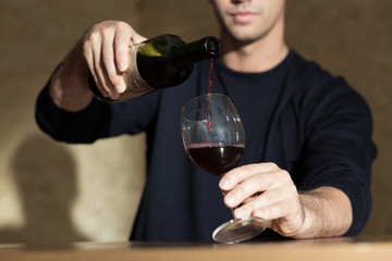 Glass of wine