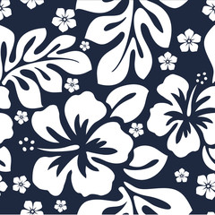 Hibiscus Seamless Pattern © PremiumGraphicDesign