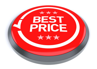 Best Price Button. Digitally generated 3d image.