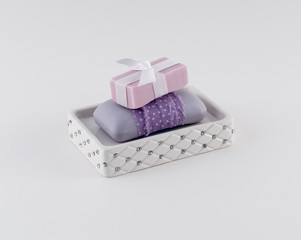 Luxury Soap in Elegant Soap Dish