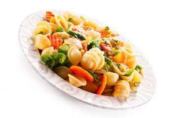 Orecchiette pasta and vegetables 