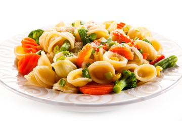 Orecchiette pasta and vegetables 