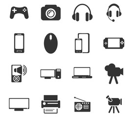 Gadget icon set