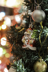 Christmas tree and Christmas decorations