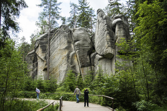 Adersbach, Felsenstadt.
