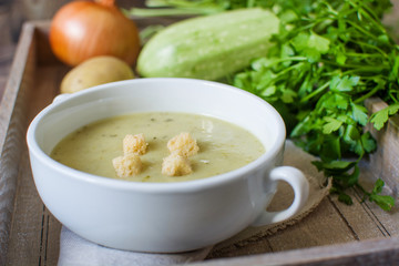 Zucchini soup
