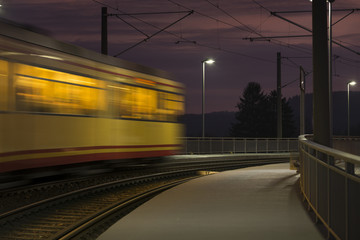 Karlsruhe, S-Bahn Haltestelle Untere Hub