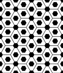 Vector modern seamless sacred geometry pattern, black and white abstract geometric background, pillow print, monochrome retro texture, hipster fashion design