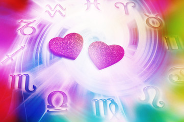 astrology and love concept