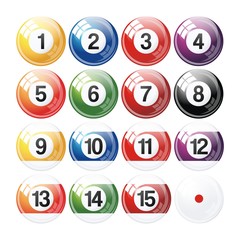 3D Billiard Ball Vector