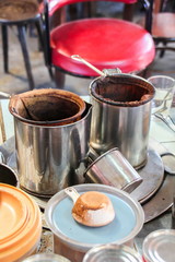 Equipment for making ancient coffee in Thailand