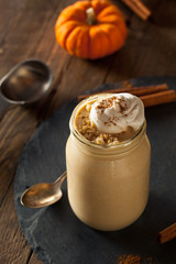 Homemade Pumpkin Pie Milkshake