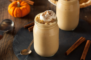 Homemade Pumpkin Pie Milkshake