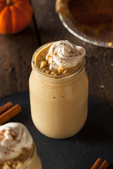 Homemade Pumpkin Pie Milkshake