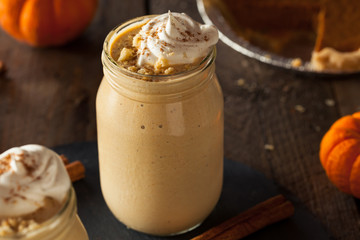 Homemade Pumpkin Pie Milkshake