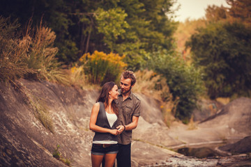 Beauty Couple relaxing together