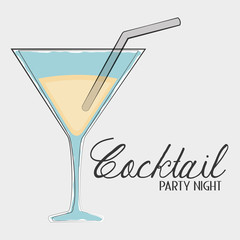 Delicious cocktail drink