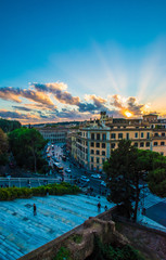 Tramonto su Roma