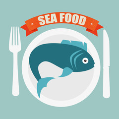 Sea food gastronomy 