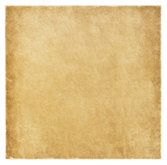 Obraz premium Old paper with frayed edges isolated on the white.