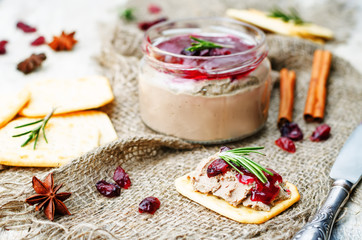 cranberry turkey liver pate