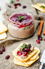 cranberry turkey liver pate