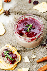 cranberry turkey liver pate