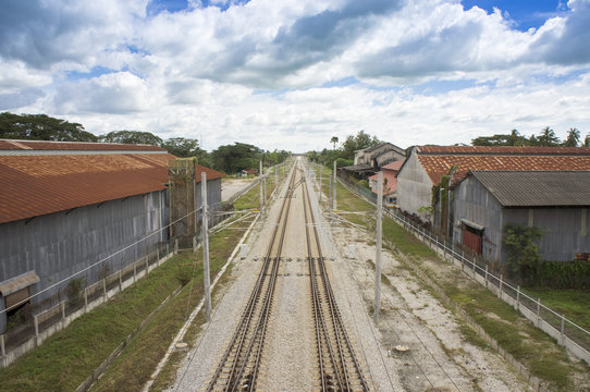 Railway double track