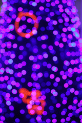 color christmas lights