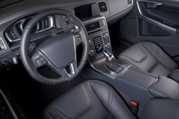 Fototapeta na wymiar Modern car interior
