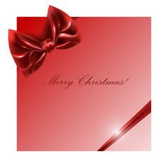red box with bow and ribbon